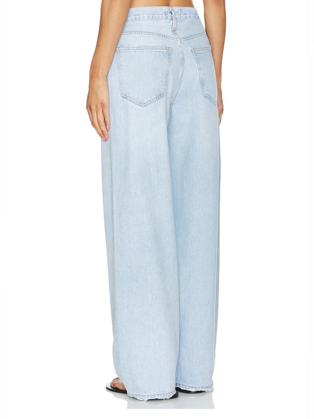 Agolde Low Slung Baggy Jeans in “Fragment” Light Wash - Picture 2 of 10